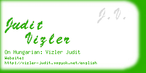 judit vizler business card